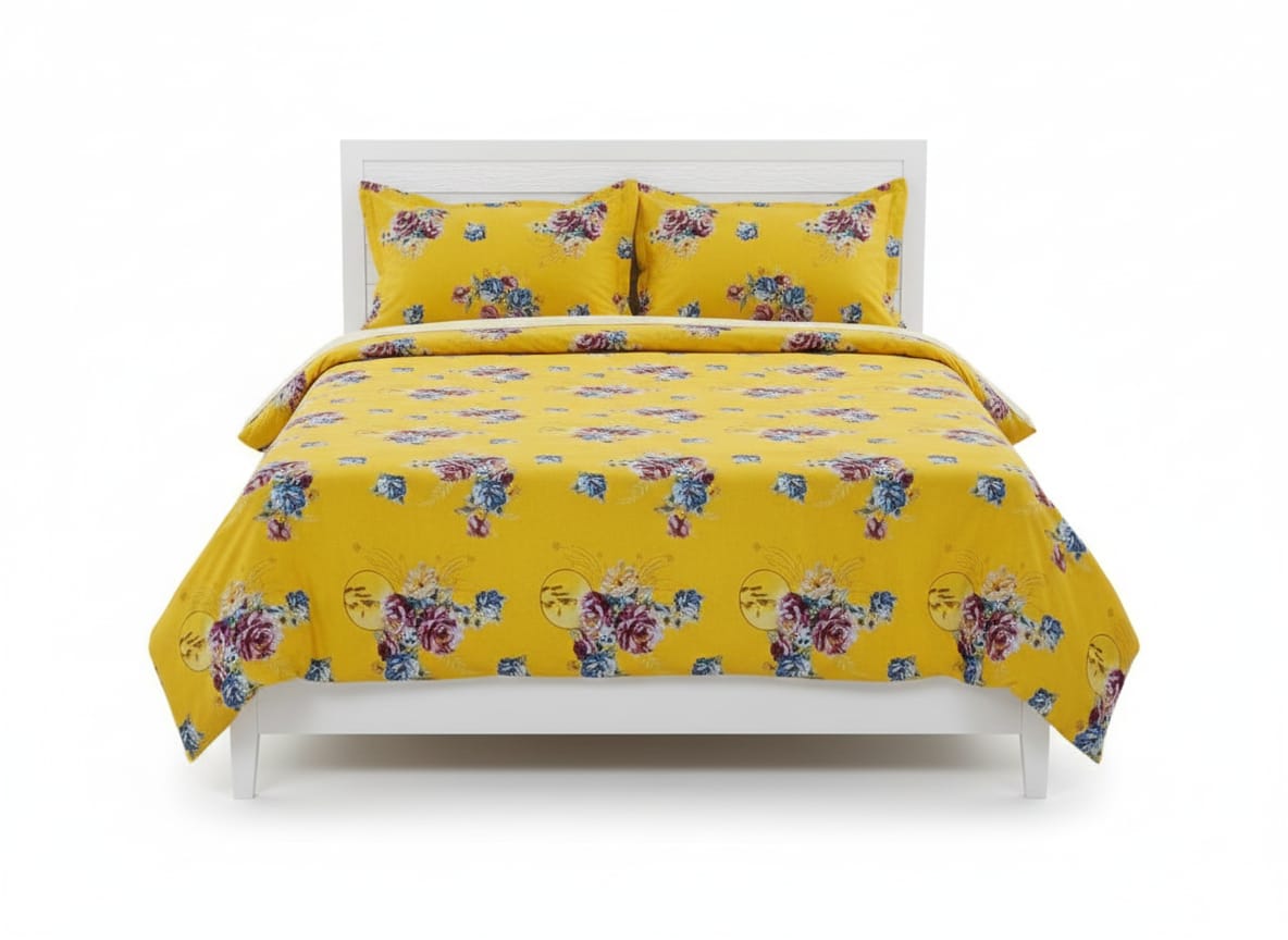 ১০০% এক্সপোর্ট কোয়ালিটি অরিজিনাল হোম টেক্সটাইল" এর বিছানার চাদর